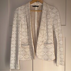 Gorgeous Maurices Cream Lace Blazer - Size M - Great Condition!